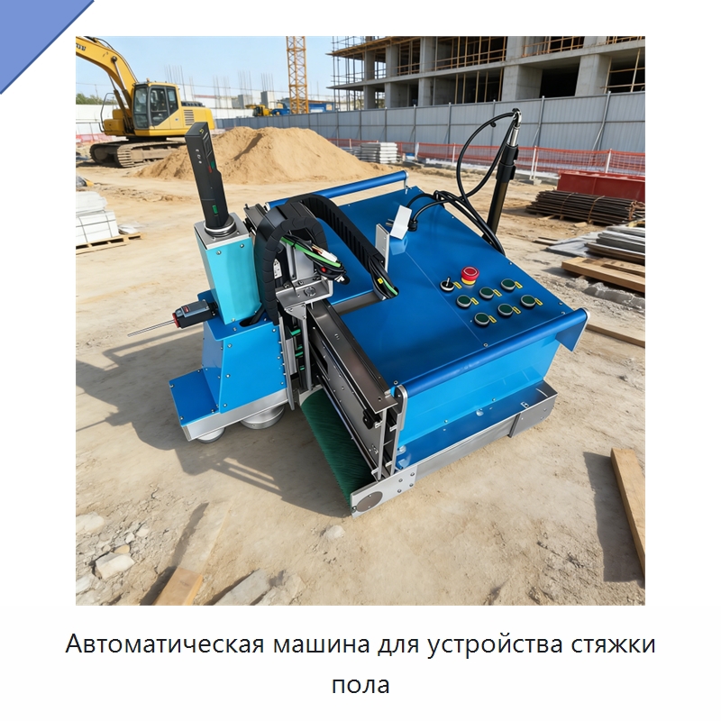 Автоматическая машина для устройства стяжки пола — Оборудование для производства строительных материалов