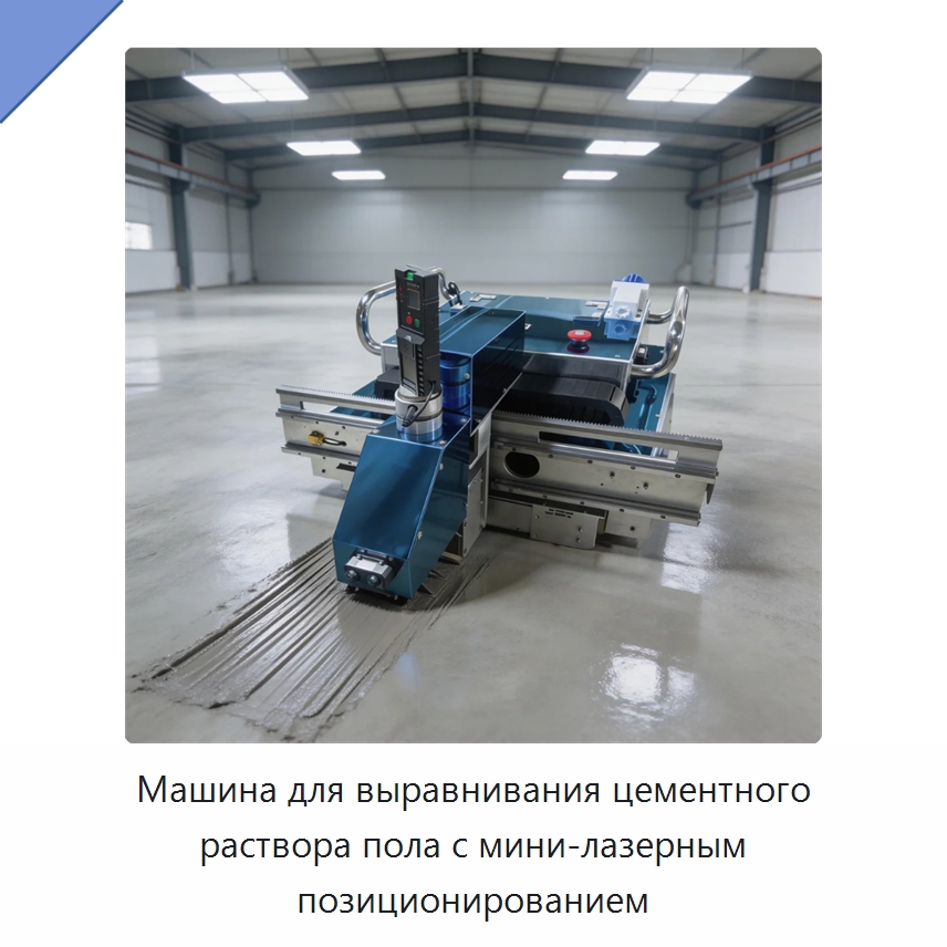 Машина для выравнивания цементного раствора пола с мини-лазерным позиционированием — Прочая строительная техника