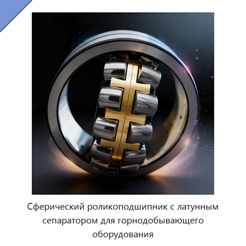 Сферический роликоподшипник с латунным сепаратором для горнодобывающего оборудования