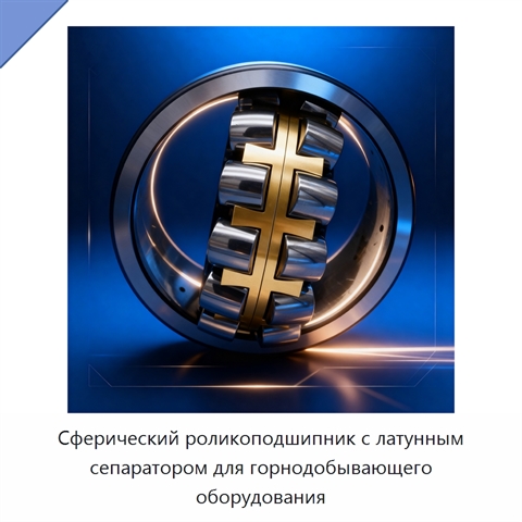 Сферический роликоподшипник с латунным сепаратором для горнодобывающего оборудования