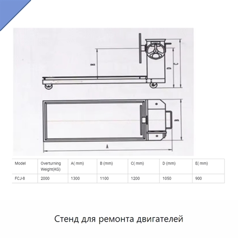 Стенд для ремонта двигателей