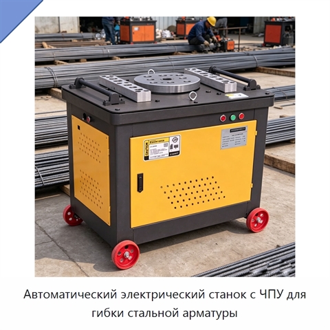Автоматический электрический станок с ЧПУ для гибки стальной арматуры