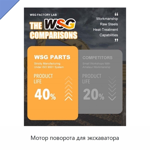 Мотор поворота для экскаватора