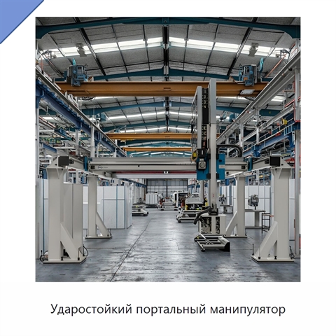 Ударостойкий портальный манипулятор