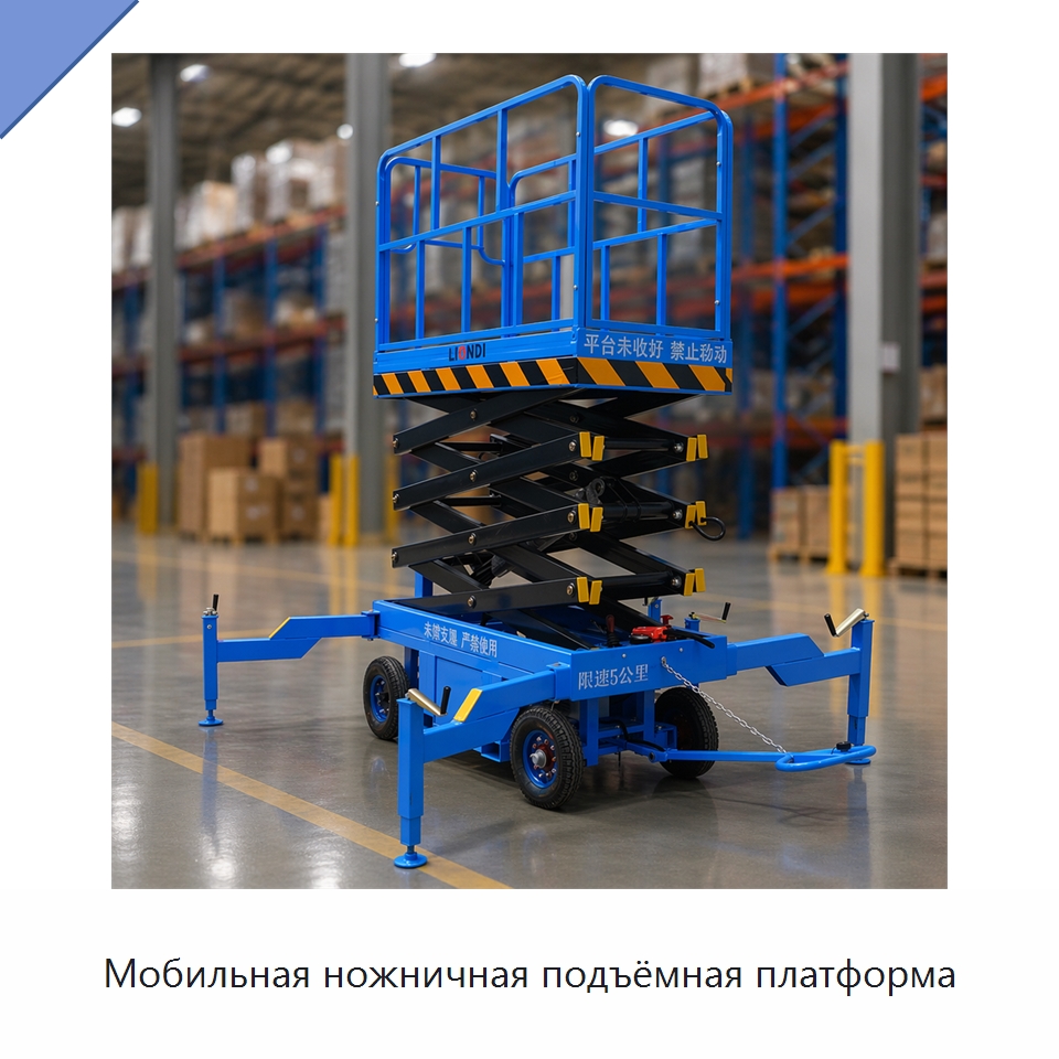 Мобильная ножничная подъёмная платформа — Подъемные столы