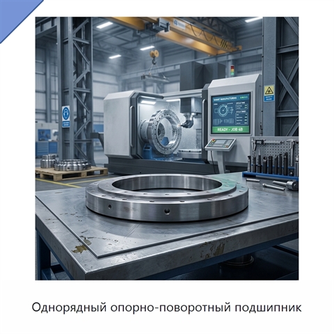 Однорядный опорно-поворотный подшипник