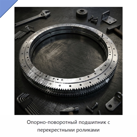 Опорно-поворотный подшипник с перекрестными роликами