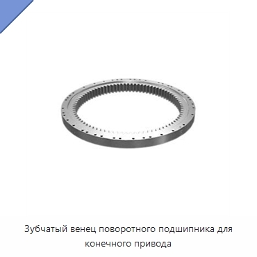 Зубчатый венец поворотного подшипника для конечного привода