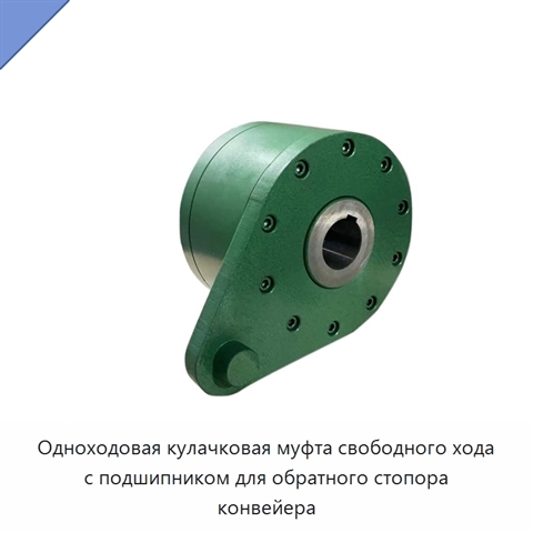 Одноходовая кулачковая муфта свободного хода с подшипником для обратного стопора конвейера