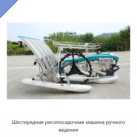 Шестирядная рисопосадочная машина ручного ведения