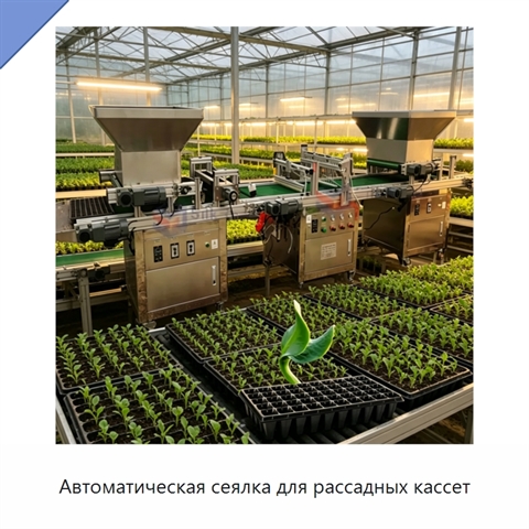 Автоматическая сеялка для рассадных кассет