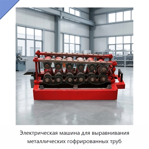 Электрическая машина для выравнивания металлических гофрированных труб