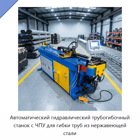 Автоматический гидравлический трубогибочный станок с ЧПУ для гибки труб из нержавеющей стали