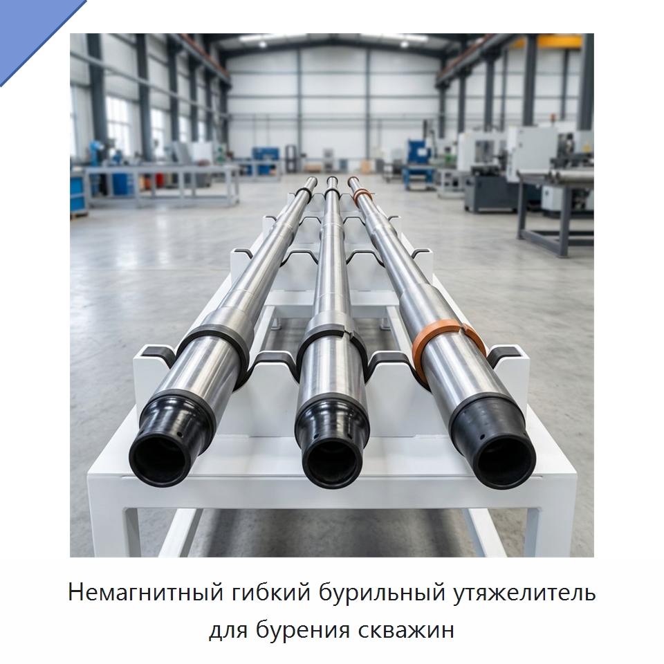 Немагнитный гибкий бурильный утяжелитель для бурения скважин — Нефтепромысловое оборудование