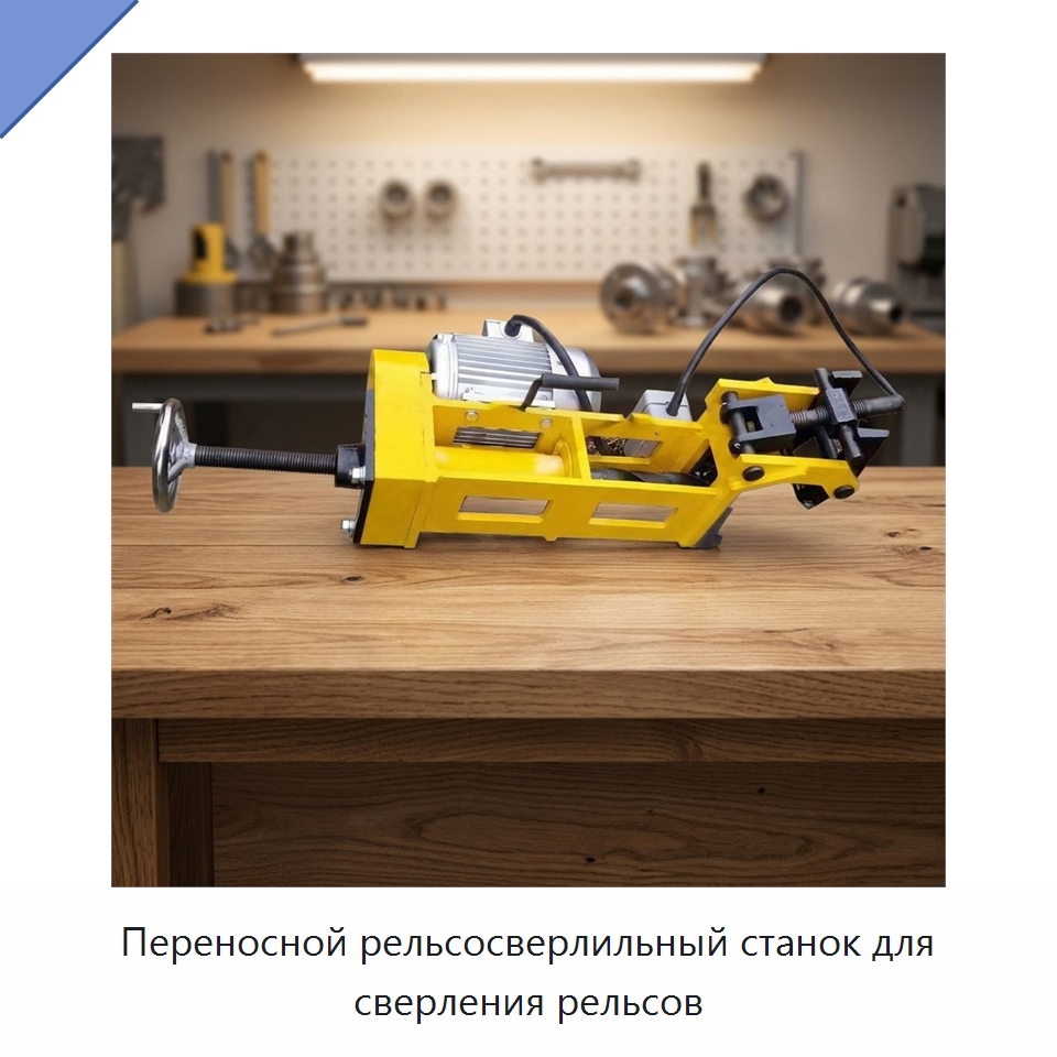 Переносной рельсосверлильный станок для сверления рельсов — Горнодобывающее оборудование