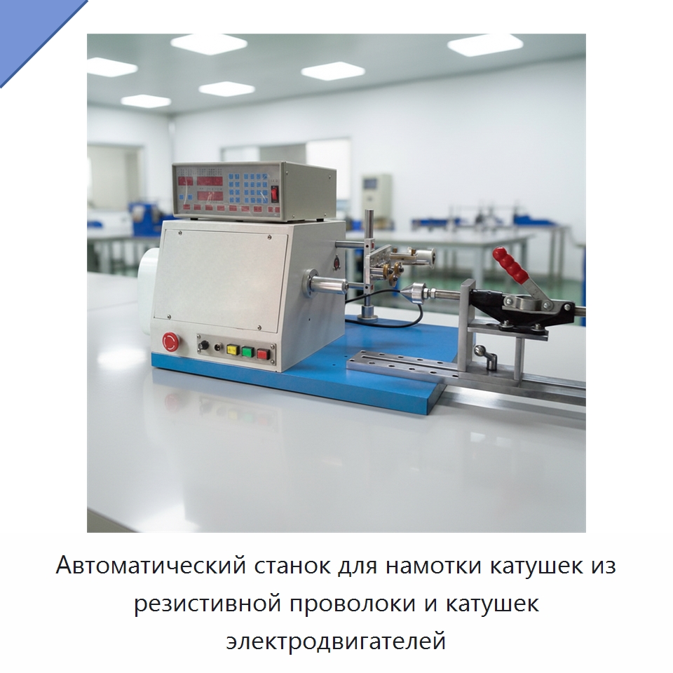 Автоматический станок для намотки катушек из резистивной проволоки и катушек электродвигателей — Оборудование и комплектующие для производства трансформаторов