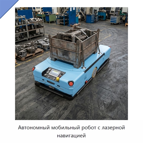 Автономный мобильный робот с лазерной навигацией
