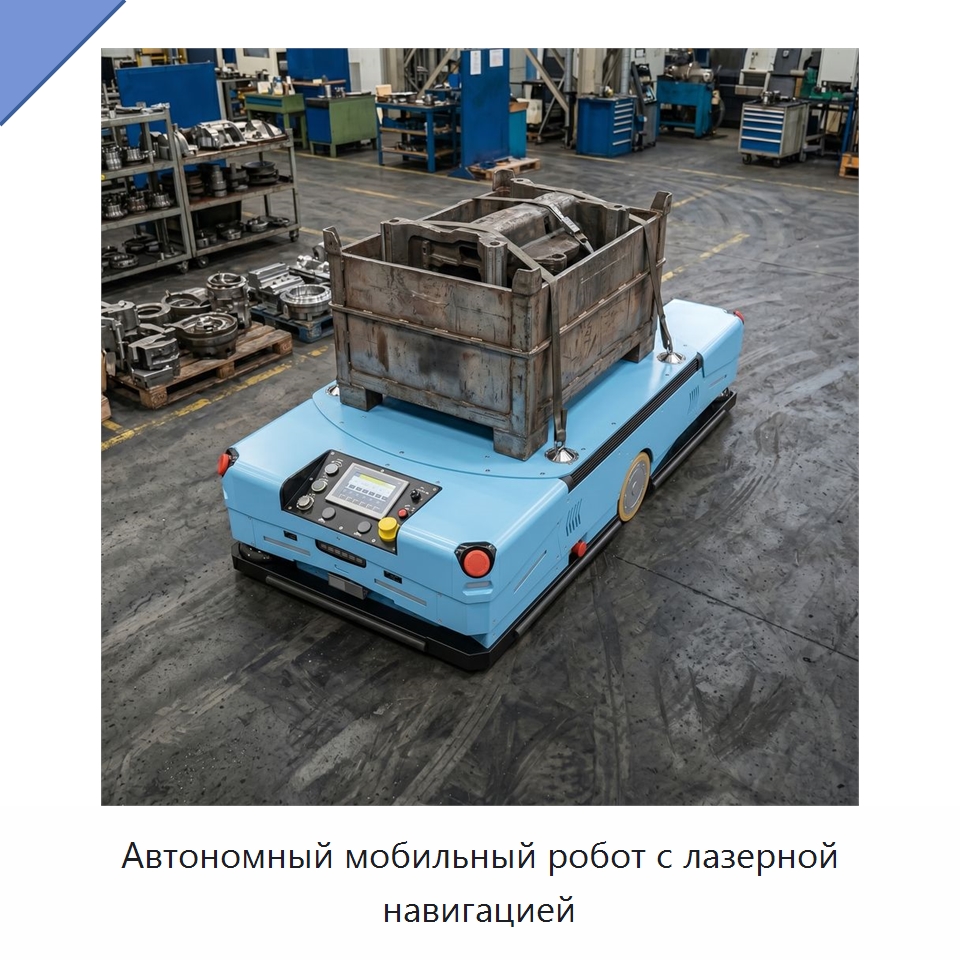 Автономный мобильный робот с лазерной навигацией — Вилочные погрузчики