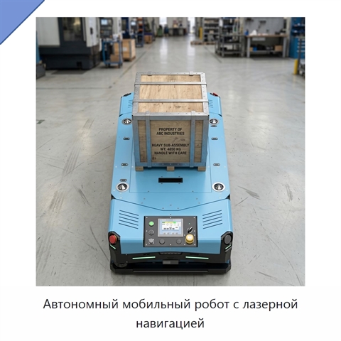 Автономный мобильный робот с лазерной навигацией