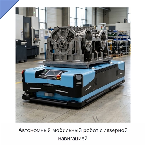 Автономный мобильный робот с лазерной навигацией
