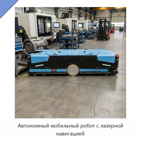 Автономный мобильный робот с лазерной навигацией