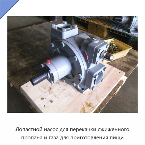 Лопастной насос для перекачки сжиженного пропана и газа для приготовления пищи
