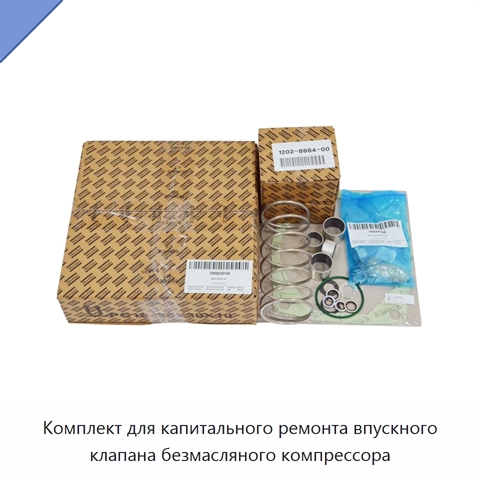 Комплект для капитального ремонта впускного клапана безмасляного компрессора