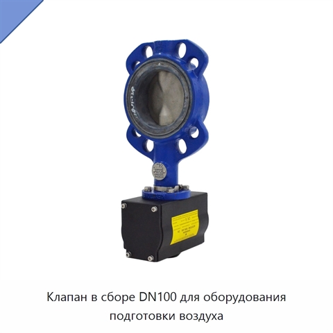 Клапан в сборе DN100 для оборудования подготовки воздуха