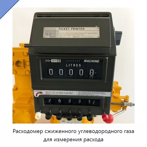 Расходомер сжиженного углеводородного газа для измерения расхода