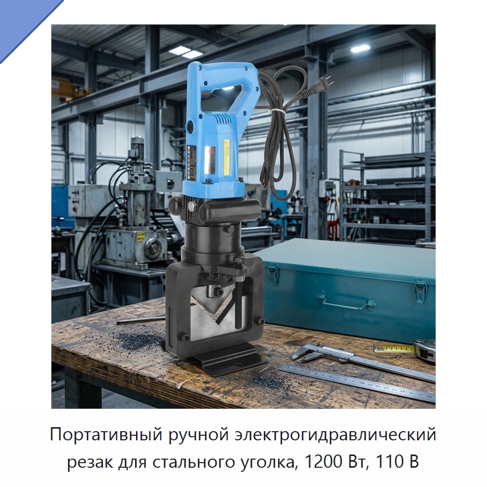 Портативный ручной электрогидравлический резак для стального уголка, 1200 Вт, 110 В — Специальный гидравлический инструмент