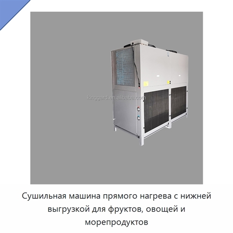 Сушильная машина прямого нагрева с нижней выгрузкой для фруктов, овощей и морепродуктов