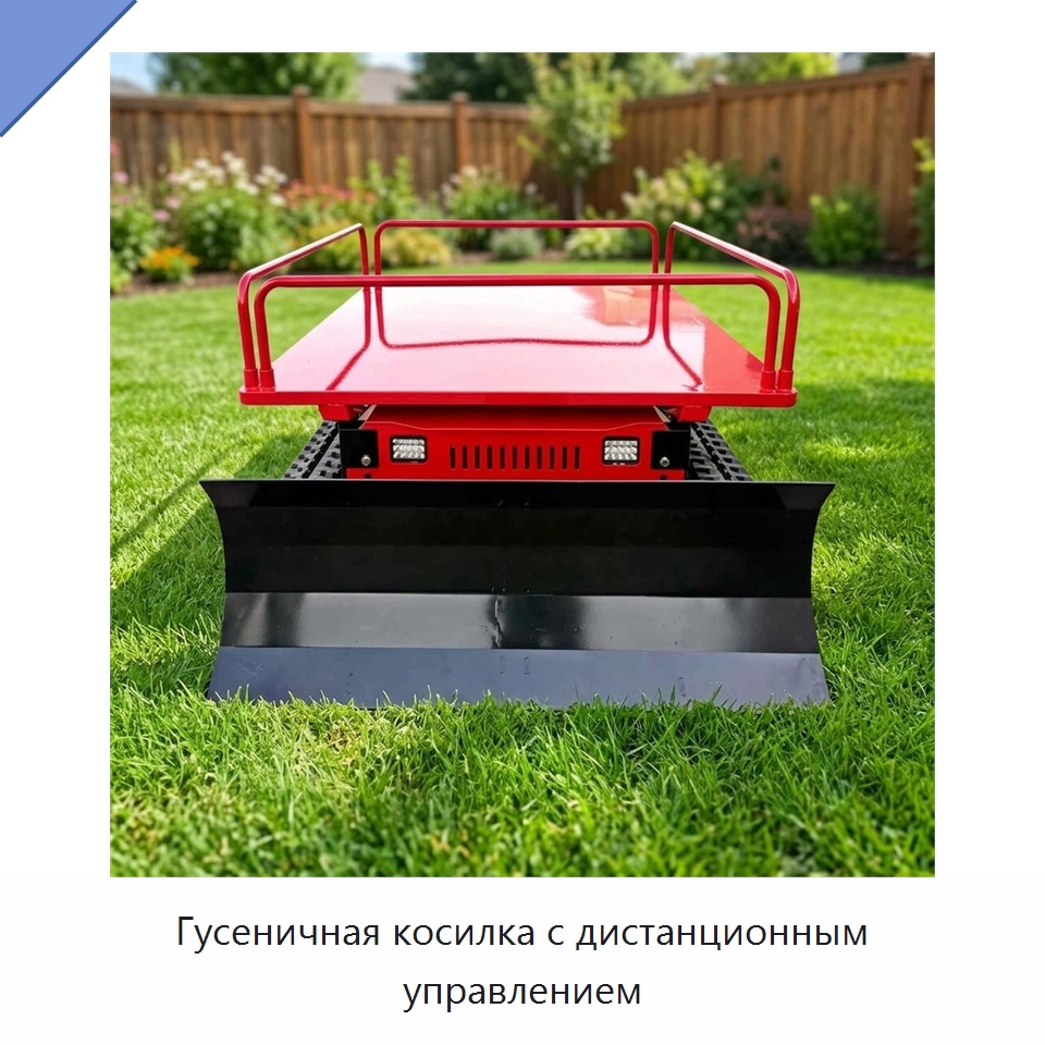 Гусеничная косилка с дистанционным управлением — Специальные сельскохозяйственные машины
